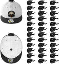 Niunuerga 36 Pack Adhesive Hat Hooks for Wall, Super Strong Hat Rack for Baseball Caps, Minimalist Hat Organizer Display for Home Decor, Hat Hangers Holder for Wall, Door, Closet, No Drilling (Black) by Niunuerga