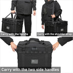 Tactical Camping Storage Bag - 38L Utility Tote Bag Organizer with Combination Lock and Shoulder Strap - Image 5