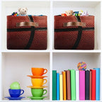 Basketball Print Rectangular Storage Basket Organizer Bin Shelf Baskets For Clothes Gifts For Home Office Dorm - Image 3