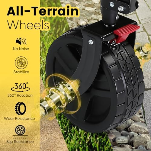 Sekey 300L Extended Collapsible Wagon, 660 lb Capacity, 48 in Long - Image 4