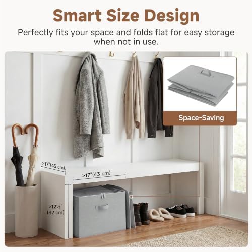 StorageWorks 2-Pack 32-Pair Shoes Organizer with Adjustable Dividers, Grey - Image 5