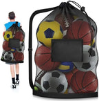 Hoiny Extra Large Soccer Ball Bag, 40"x30" Drawstring Heavy Duty Mesh Net by Hoiny