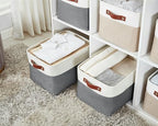 DECOMOMO Storage Bins, Extra Large Fabric Storage Baskets for Shelves 3Pack - Image 3