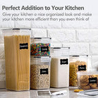 CHEFSTORY Airtight Food Storage Containers with Lids, 8 PCS - Image 5