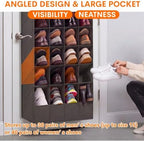 Ofiray-home Over the Door Shoe Organizer, 30-40 Pairs - Image 3