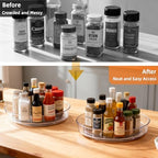 4 Pack Lazy Susan 10 inch Turntable for Spice Organization - Image 4