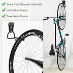 Housolution Bike Wall Mount with Fixed Hook, [2 Pack] Bike Storage Rack - Image 3