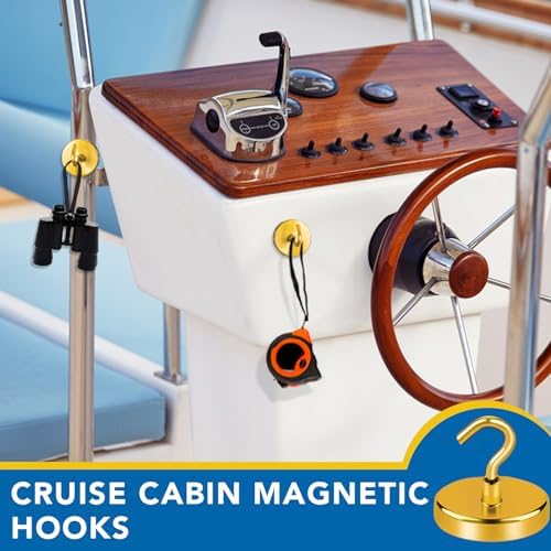 LOVIMAG Magnetic Hooks for Cruise Essentials 2026 Cabins Door 12 P-170LBS - Image 3