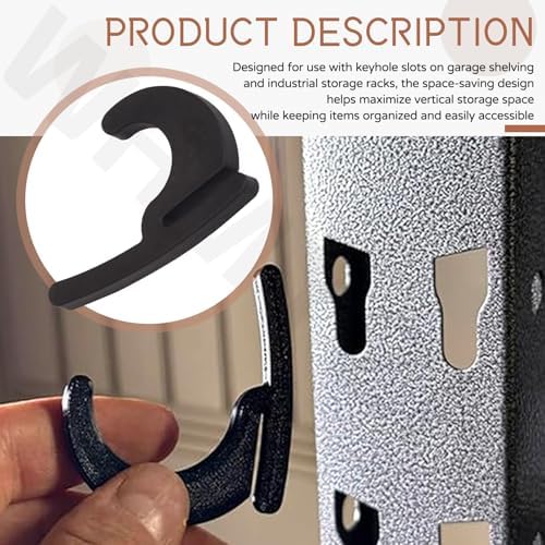Universal Hooks for Garage Shelving and Industrial Storage Racks - Image 5