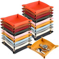 20 Pcs PU Leather Jewelry Valet Tray for Women and Man Portable Catchall Travel Storage Dish Plate Key Tray For Entryway Desk Organizer for Phone, Keys, Glasses, Wallet, Earphone, Watch, Coin by Unknown