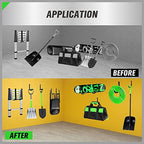 SWANLAKE Heavy Duty Garage Storage Utility Hooks, Utility Hooks for Garage Wall,Color Black (6PCS) - Image 7