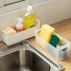 2 Pcs Kitchen Cabinet Door Organizer,Adhesive Mount Inside Cabinet Door Storage,Under Sink Door Storage Shelf for Kitchen,Bathroom,Office,Garage,Craft Room(Transparent) - Image 4