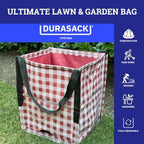 DURASACK Heavy Duty Storage Tote Bag 22-Gallon, Gingham Red - Image 6