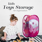 Handy Laundry Collapsible Mesh Pop Up Hamper (Butterfly) - Image 6