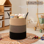 OIAHOMY 80L Nursery Hamper Laundry Basket Laundry Hamper Yellow/Black - Image 3