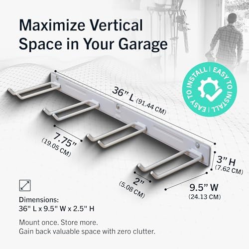StoreYourBoard Garage Tool Organizer, 72 in, Holds 500 lb, 2 Pack - Image 2