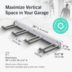 StoreYourBoard Garage Tool Organizer, 72 in, Holds 500 lb, 2 Pack - Image 2