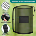 Hoiny Extra Large Soccer Ball Bag, 40"x30" Drawstring Heavy Duty Mesh Net - Image 4