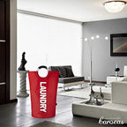 Caroeas 90L Laundry Basket (13 Colors), Waterproof Laundry Hamper, Laundry Bag with Padded Handles, Clothes Hamper Stands Up Well, Collapsible Laundry Basket Easy Storage - Image 6