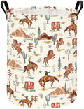 Western Cowboy Fabric Storage Bin,Nursery Organizer Basket by INGHUA