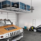 FLEXIMOUNTS 3x8 Overhead Garage Ceiling Storage Rack, 2 Pack, White - Image 6