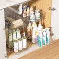 Vtopmart 2 Pack Larger Higher Pull Out Bathroom Under Sink Organizer (M-Higher) by Vtopmart