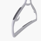 Neatfreak Slim Non Slip Hangers - Space Saving Hangers for Clothes with Lingerie Hooks and Pants Accessories Bar - Patented W Frame White Plastic (40) - Image 5