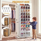 Ofiray-home Over the Door Shoe Organizer, 30-40 Pairs - Image 4