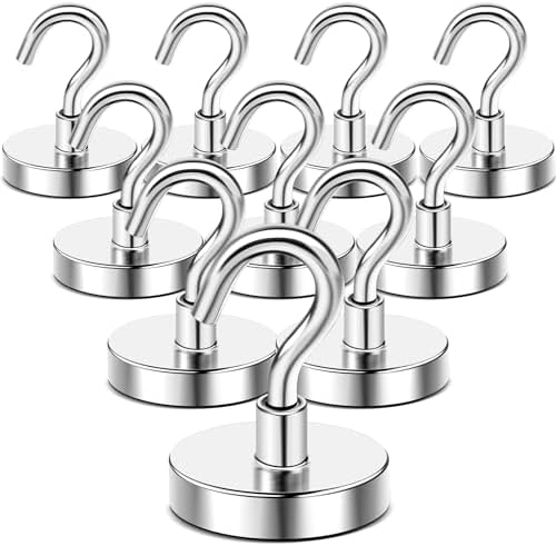 DIYMAG Magnetic Hooks 10pcs 170lbs Cruise Essentials 2026 Magnet Hook by DIYMAG
