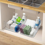 Tiawudi 4 Pack Plastic Storage Bins, Extra Large Pantry Organizer, 13.5" x 10" Clear Storage Containers and Organizer Bins, Multi-Use Bins for Home, Kitchen, Closet and Cabinet - Image 6