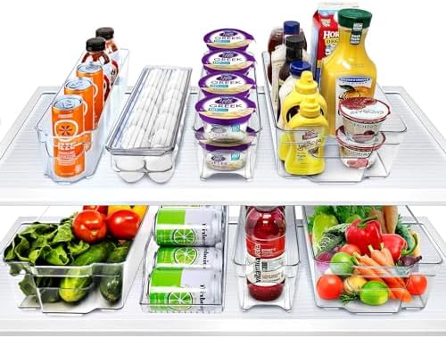 Sorbus Fridge Organizers and Storage Bins for Pantry & Fridge (8 Piece Set) by Sorbus