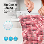 Clearware 50 Large Storage Bags With Zipper Top - 5 Gallon Bags 18" x 24", Extra Plastic for Clothes, Travel, Moving, Reusable freezer bags, BPA-Free, 2-mil Thick - Image 3