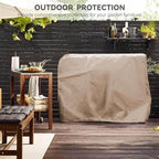 Outdoor Pizza Oven Table Cover, Size 32 x 32 x 36 inch, Khaki - Image 6