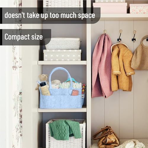 Mr. Pen- Baby Diaper Caddy Organizer, Sky Bliss - Image 5