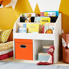 Closet Organizers Fabric Storage Bins With Lids Collapsible Cube Storages Organizer Basket With Handles,Storage Boxes for Clothes Storage,Office,Toys,3 Pack,（Orange - Image 5