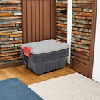 Rubbermaid® ActionPacker®️ 8 Gal Lockable Storage Box Pack of 4, Outdoor, Industrial, Rugged, Grey and Black - Image 5