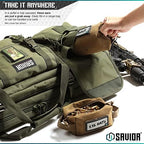 Savior Equipment Loose Sacs 4-Pack Tactical Ammo Pouch Firearm Ammunition Carrier Bag, ID Patches Included, Rifle Carbine Pistol Revolver Ammos Case Shooting Range Gear - Image 3