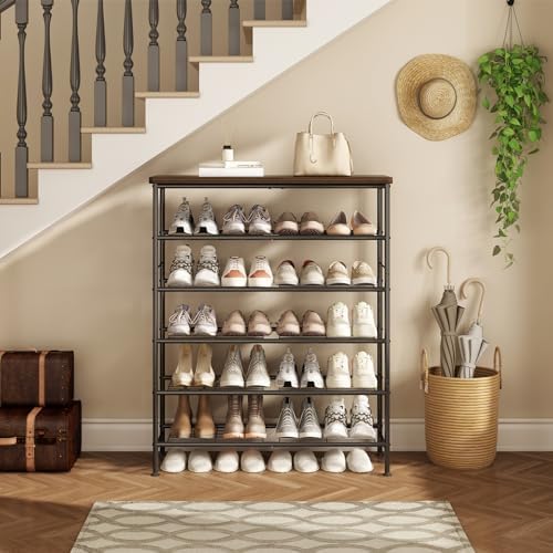 SUOERNUO 6 Tier Shoe Rack Organizer for Closet Shoe Storage for Entryway - Image 3