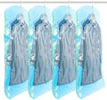 TAILI Hanging Vacuum Storage Bags Clothes, Coats, Jackets,4 Jumbo Blue by TAILI