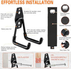 HUPBIPY 18 Pack Garage Hooks Heavy Duty, Wall Mount Ladder Hooks - Image 3