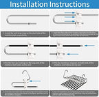 9 Layers Pants Hangers Space Saving Non-Slip Closet Organizer 2 Pack | Metal Space Saving Hangers Multi-Layer Multifunctional Rack Closet Organizers and Storage for Skirts Jeans Trousers(White) - Image 6