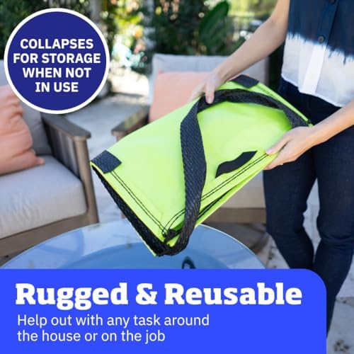 DURASACK Heavy Duty Storage Tote Bag 22-Gallon, Lime Green - Image 3