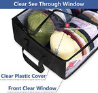 AOODA Wide Hat Storage for Baseball Caps, Large Capacity Hat Organizer for Closet Cap Holder Holds up to 40 Snapbacks, Black - Image 3