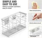 Hair Tool Organizer, Curling iron stands, Bathroom Organizer Basket Hair Supplies Organizer Storage Hair Dryer Holder- Wall Mount No Drilling - Image 4