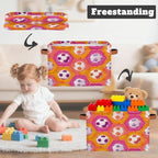 Ball Storage Basket Toy Storage Bins Collapsible Cube Organizer - Image 3
