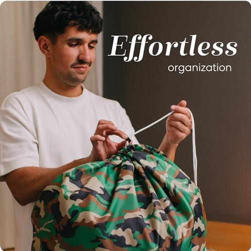 Handy Laundry XL Nylon Laundry Bag 22"x32", Heavy Duty, Camouflage - Image 3