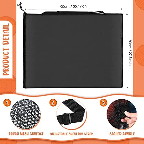 Woanger 6 Pcs 6 Pcs Extra Large Mesh Bag Bulk, 35 x 27 Inch Sports Ball Bag - Image 2
