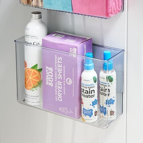 iDesign Magnetic Large Clear Plastic Organizer Bins, 2-Pack - Image 6