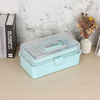 BTSKY 3-Layer Plastic Dividing Storage Box Craft Organizer and Storage - Image 3