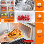 50 PCS Food Storage Containers with Lids BPA-Free (25 Containers & 25 Lids) - Image 6